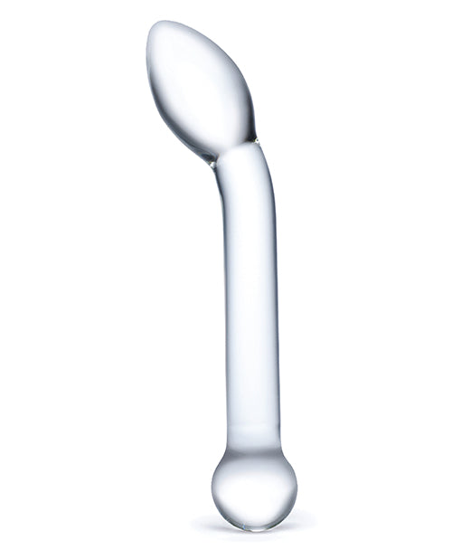 8 In Slimline G Spot Glass Dildo - GreatEagleInc
