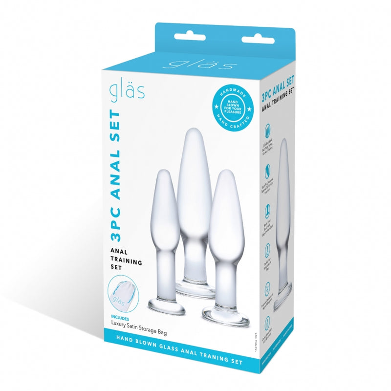 3 Pc Glass Anal Training Set