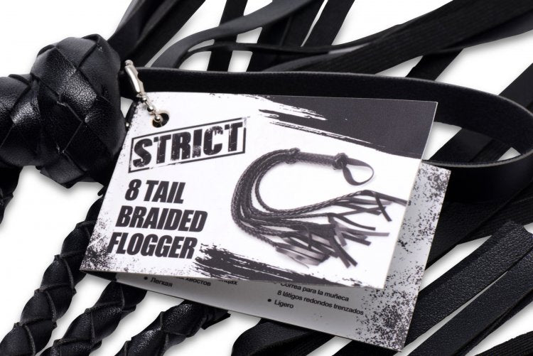 Strict 8 Tail Braided Flogger - GreatEagleInc