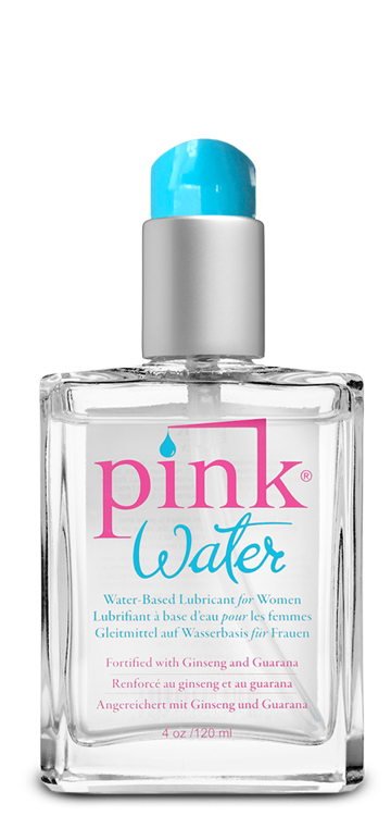 Pink Water 4 Oz Glass Bottle W/ Pump Default Title