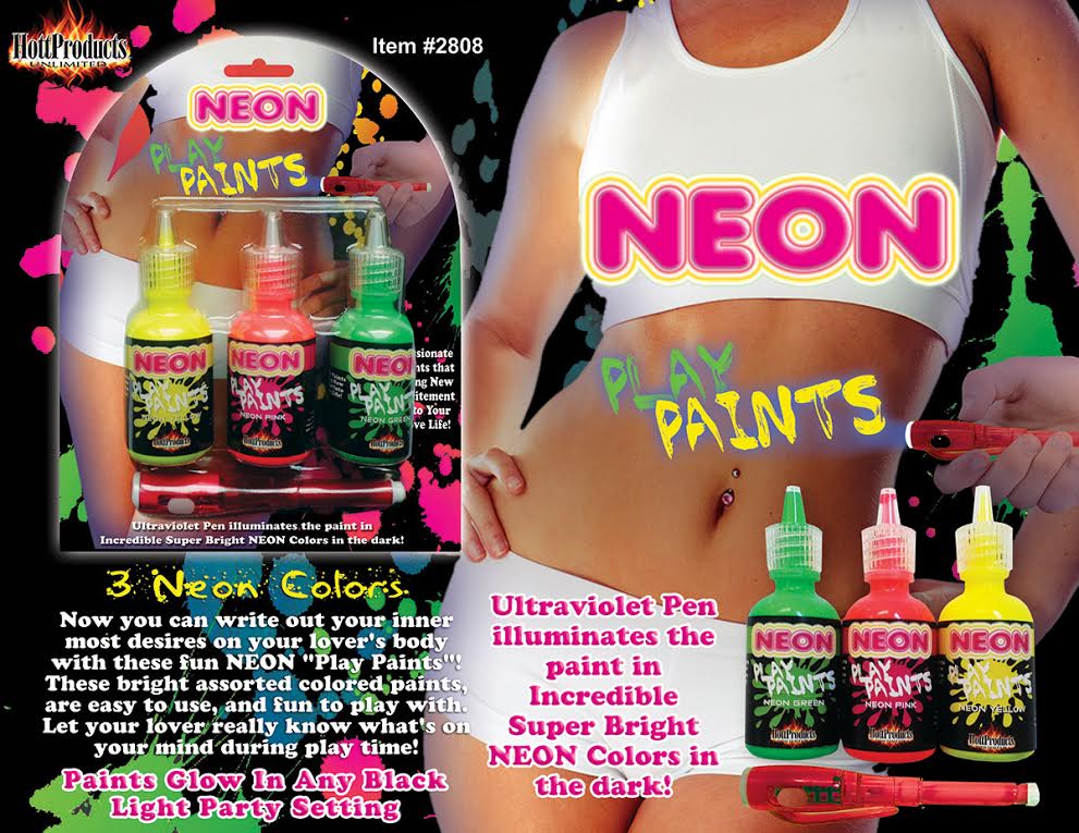 Neon Body Paints 3pk Carded Default Title