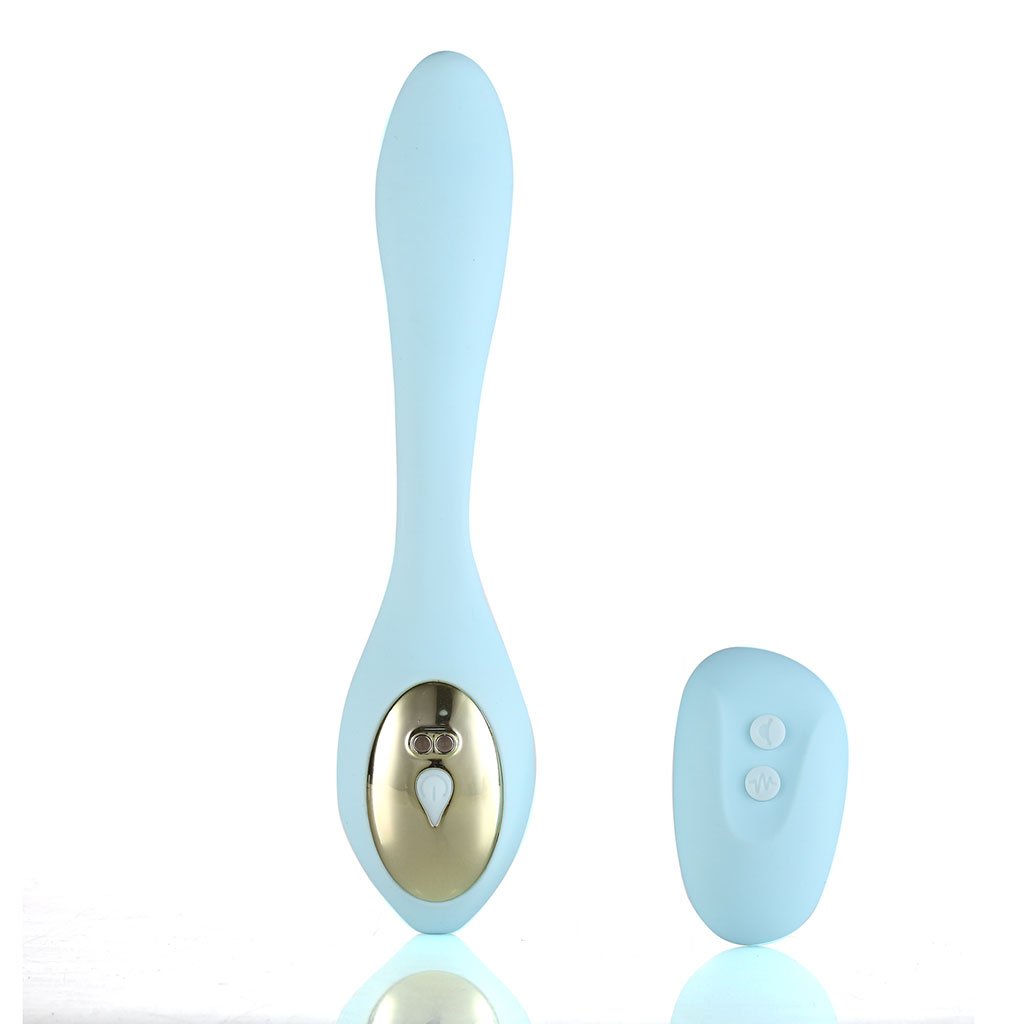 Harmonie Dual Vibrator Teal Silicone Rechargeable (out Mid March) - GreatEagleInc