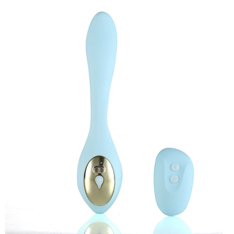 Harmonie Dual Vibrator Teal Silicone Rechargeable (out Mid March) - GreatEagleInc