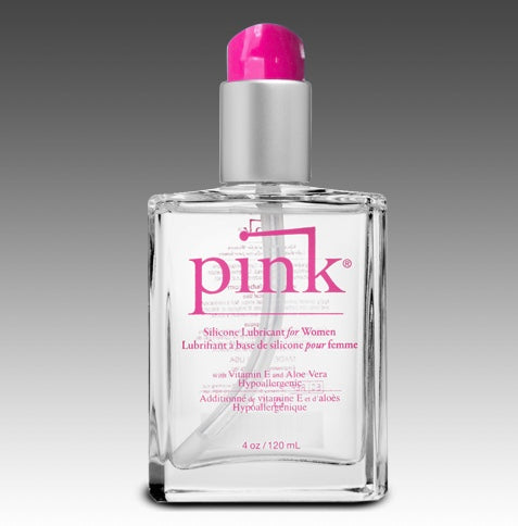 Pink Silicone Lube For Ladies 4 Oz