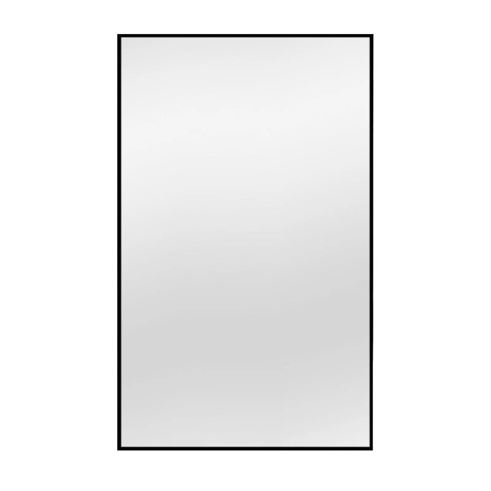 51" Black Metal Framed Full Length Mirror Homeroots Bed & Bath