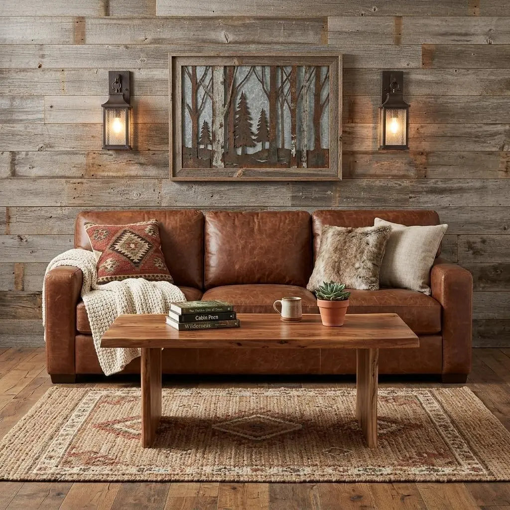 51" Brown Solid Wood Sled Coffee Table Homeroots Living Room