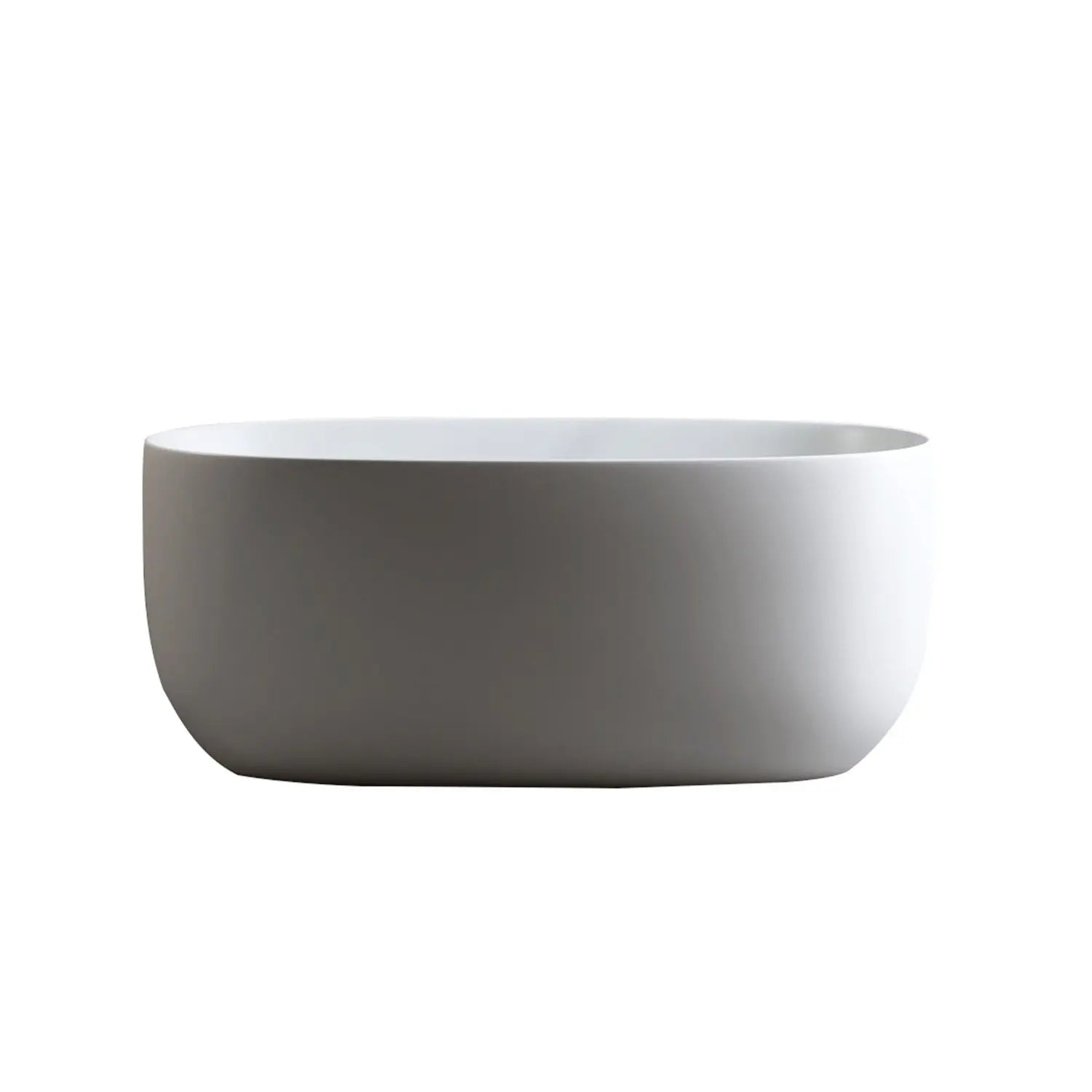 51" White Acrylic Oval Bath Tub Homeroots Bed & Bath