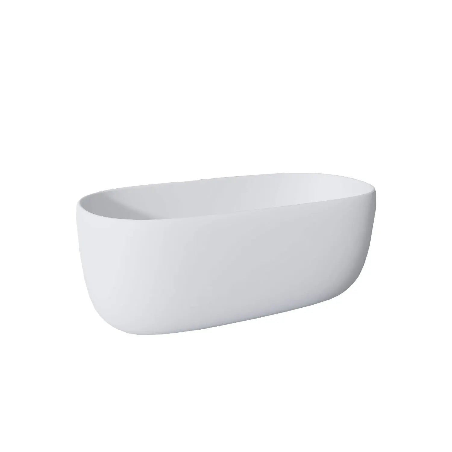 51" White Acrylic Oval Bath Tub Homeroots Bed & Bath
