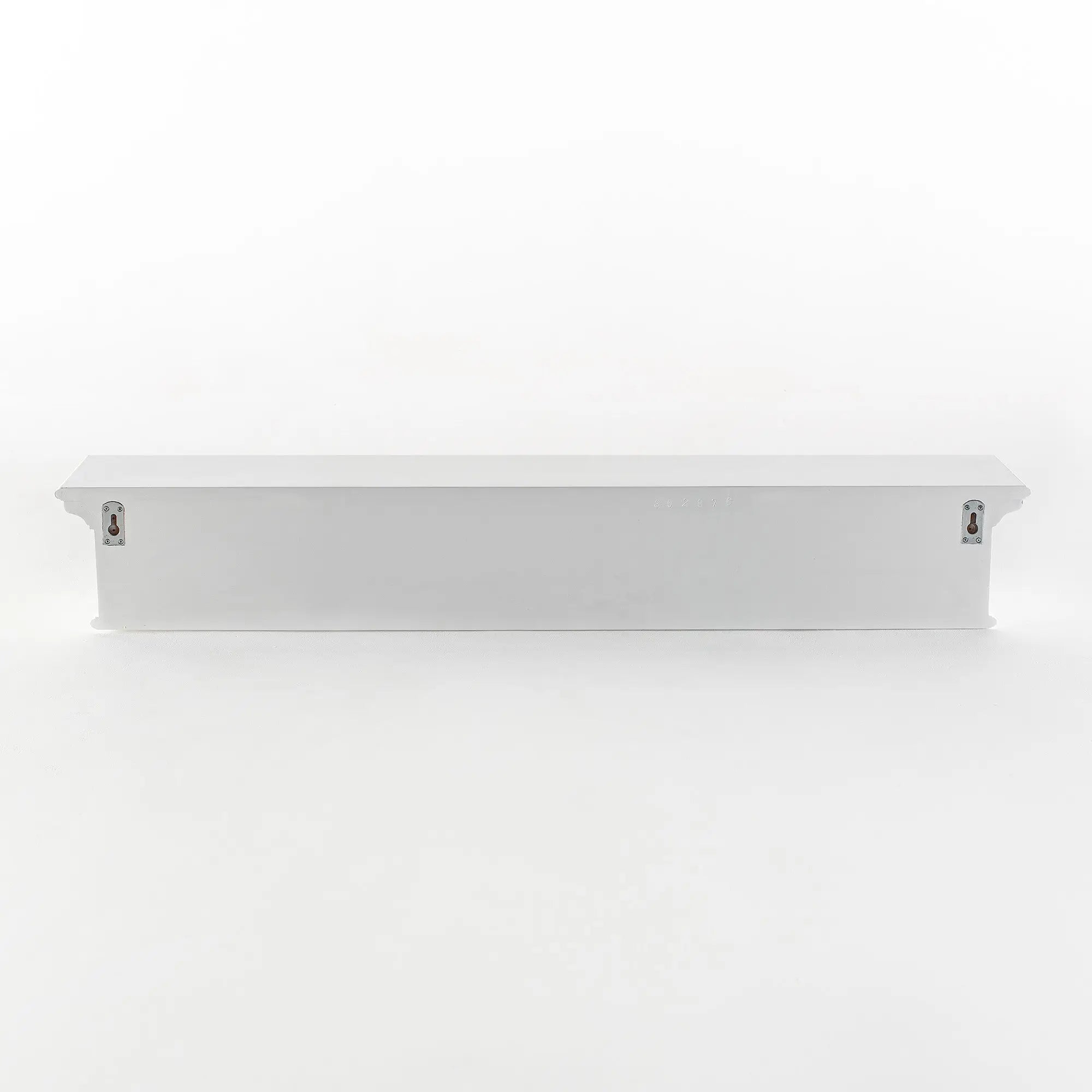 51" White Solid Wood Eight Hook Wall Mount Coat Rack - GreatEagleInc