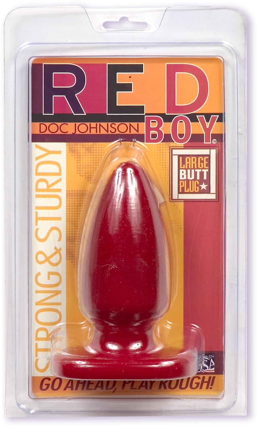 Red Boy Butt Plug 5in - Cd