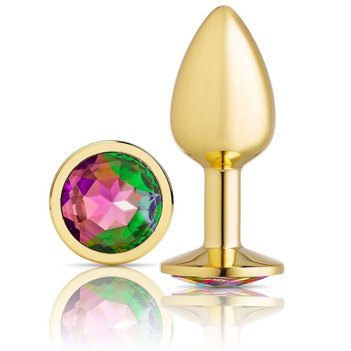 Cloud 9 Gems Gold Anal Plug - Small - Adult Products