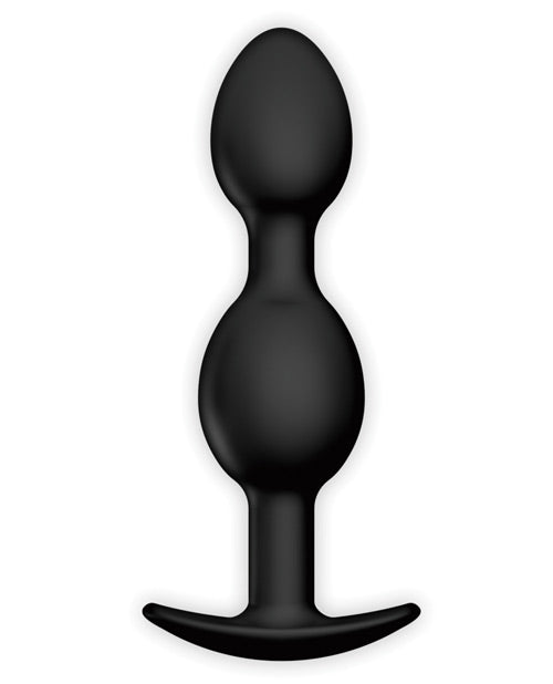 Pretty Love 4.92" Silicone Anal Plug W/ball - Black
