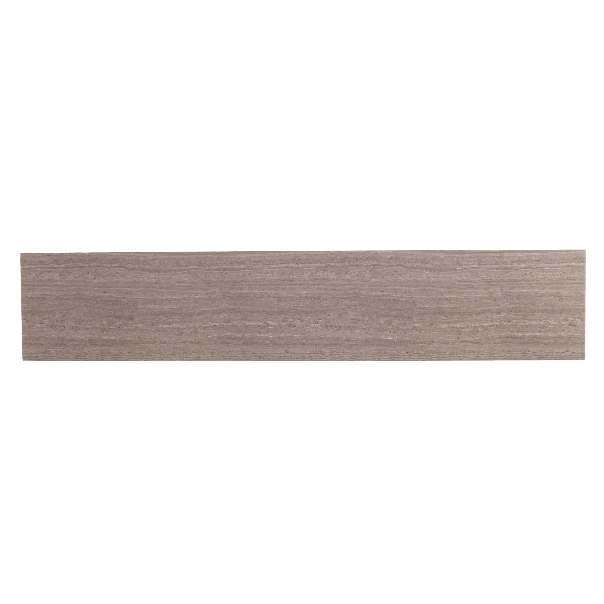 52" Taupe and Gray Faux Stone Frame Console Table Homeroots Living Room