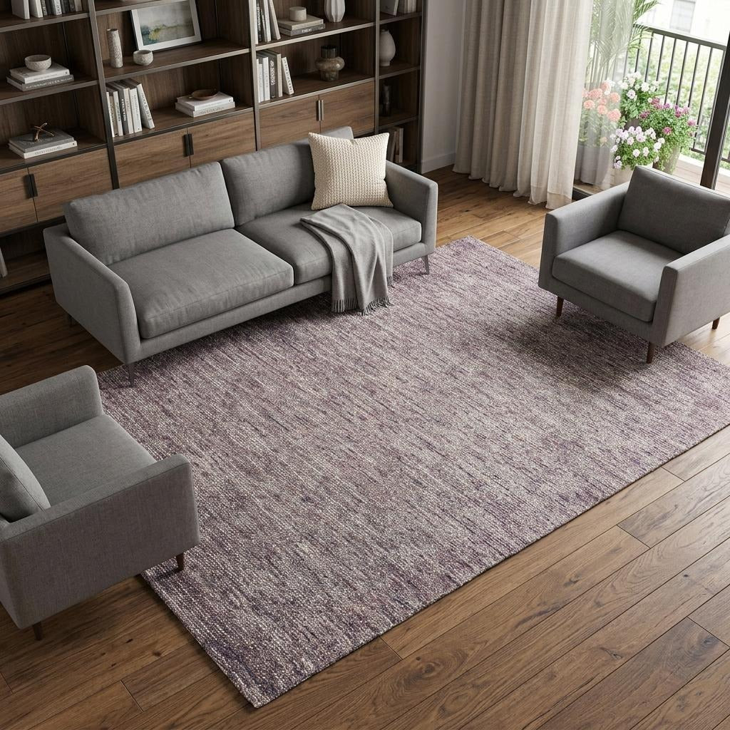 10' X 13' Purple And Pink Hand Tufted Area Rug - Home & Garden