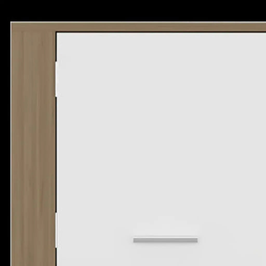 53" Beige Wood One Tier Bookcase with One Door Homeroots Office