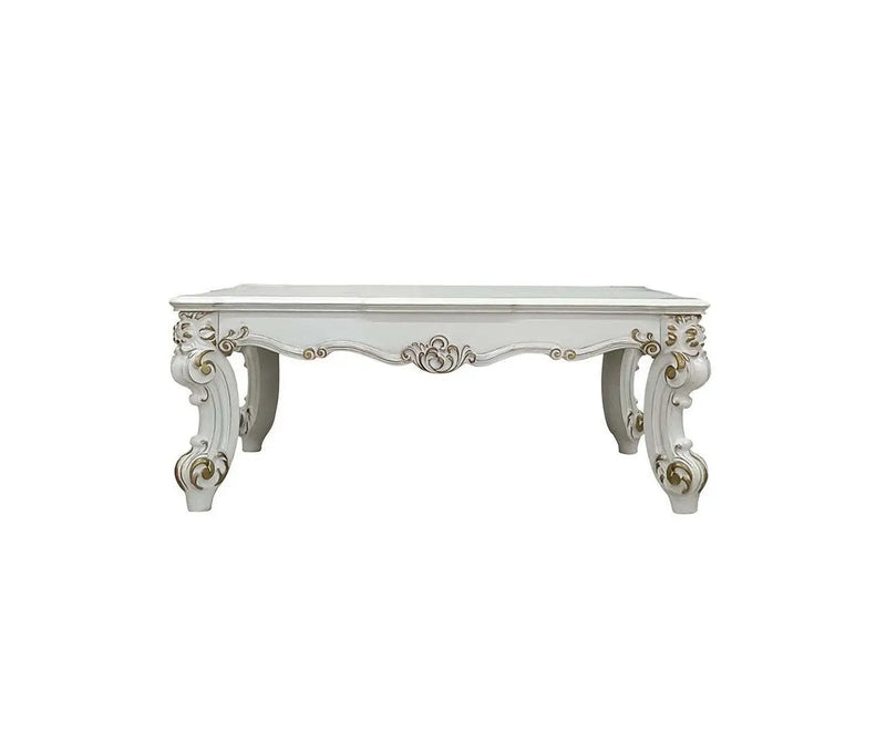 53" Pearl Wood Coffee Table Homeroots Living Room