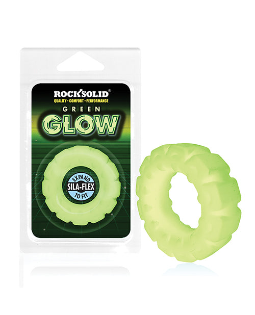 Rock Solid Glow In The Dark The Tire Ring - Green - GreatEagleInc