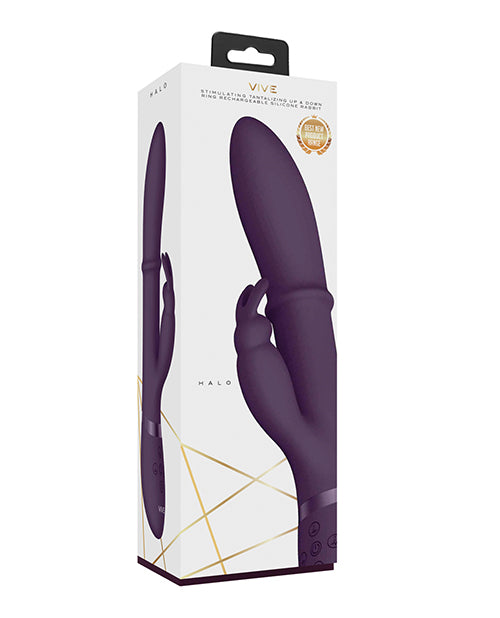 Shots Vive Halo Up & Down Ring G-spot Rabbit - Purple Default Title