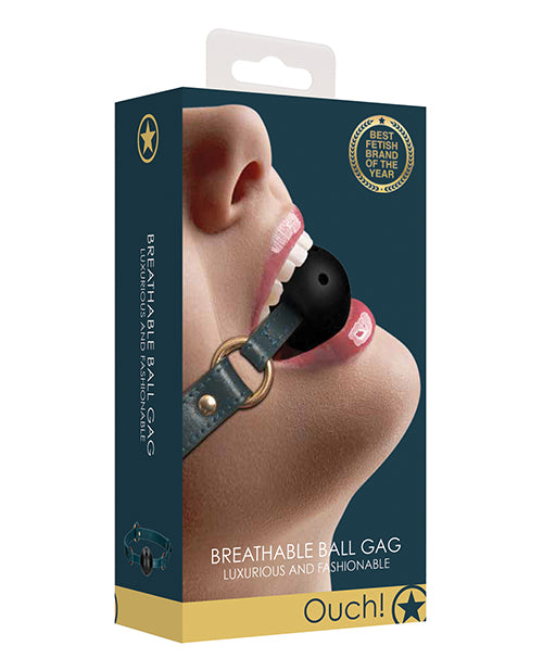 Shots Ouch Halo Breathable Ball Gag - GreatEagleInc