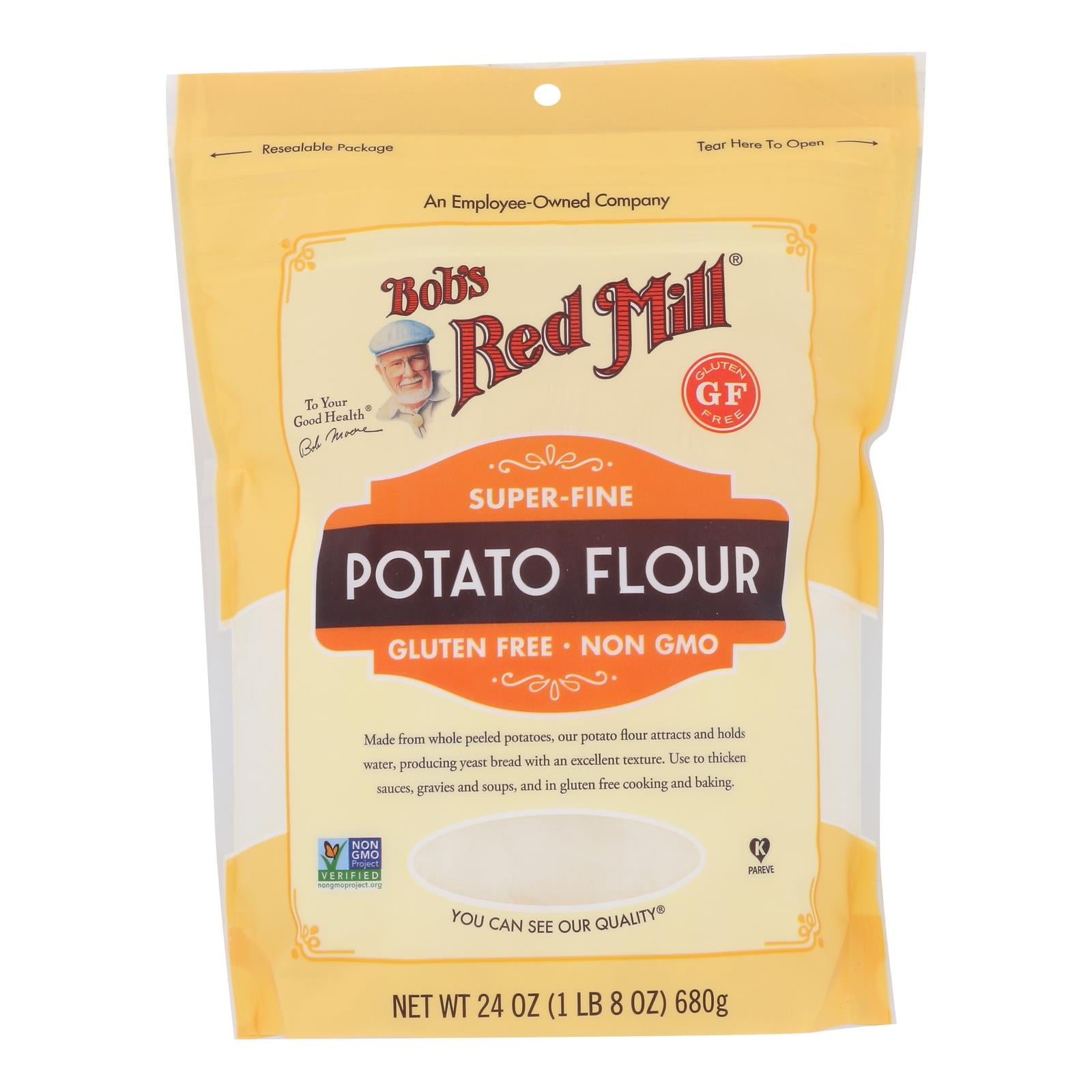 Bob's Red Mill - Flour Potato G/f - Case Of 4-24 Oz - GreatEagleInc
