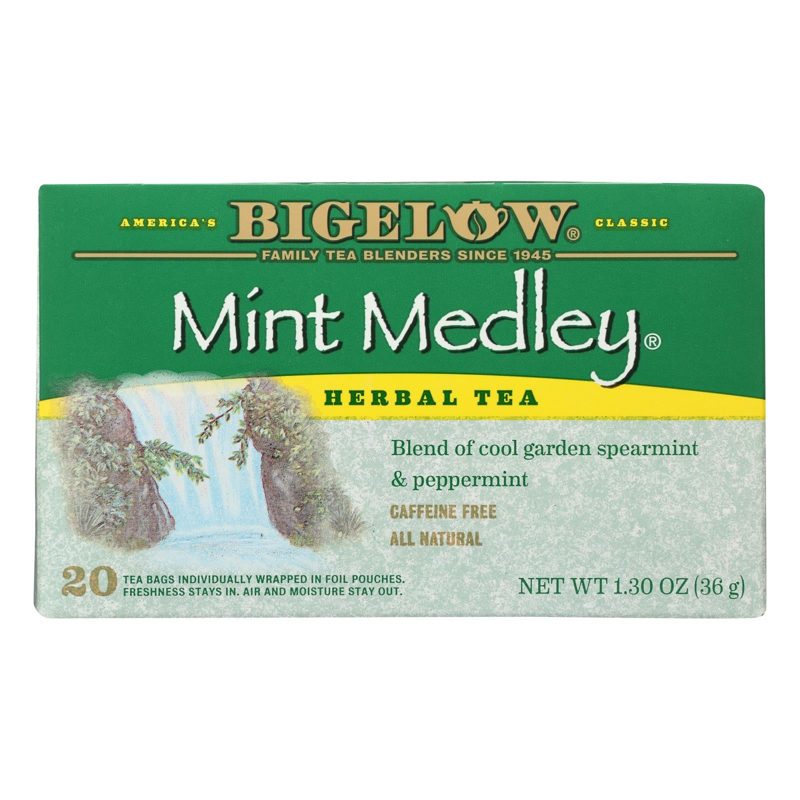 Bigelow Tea Herbal Tea - Mint Medley - Case Of 6 - 20 Bag - GreatEagleInc