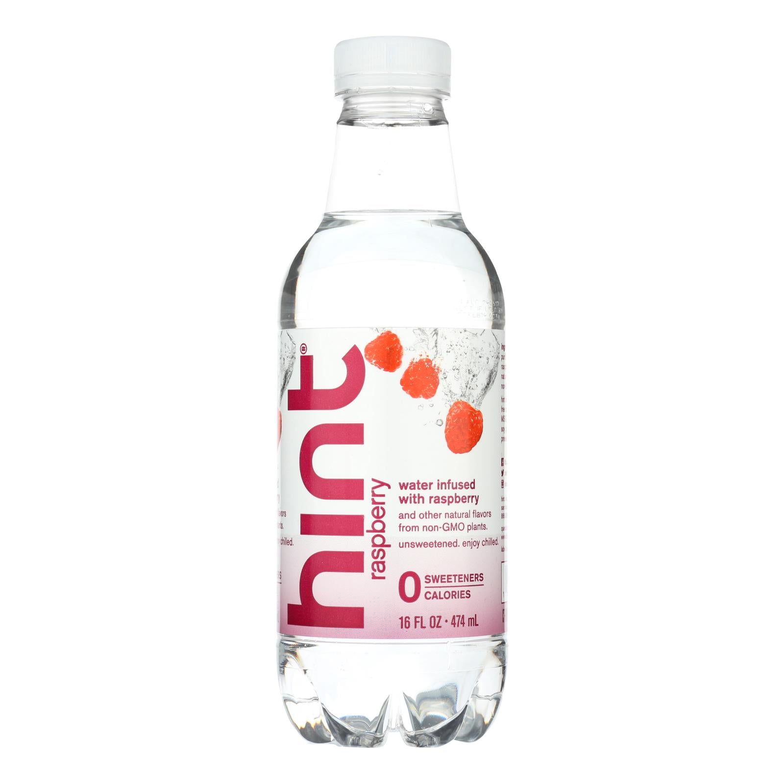 Hint Raspberry Water - Raspberry - Case Of 12 - 16 Fl Oz. - GreatEagleInc
