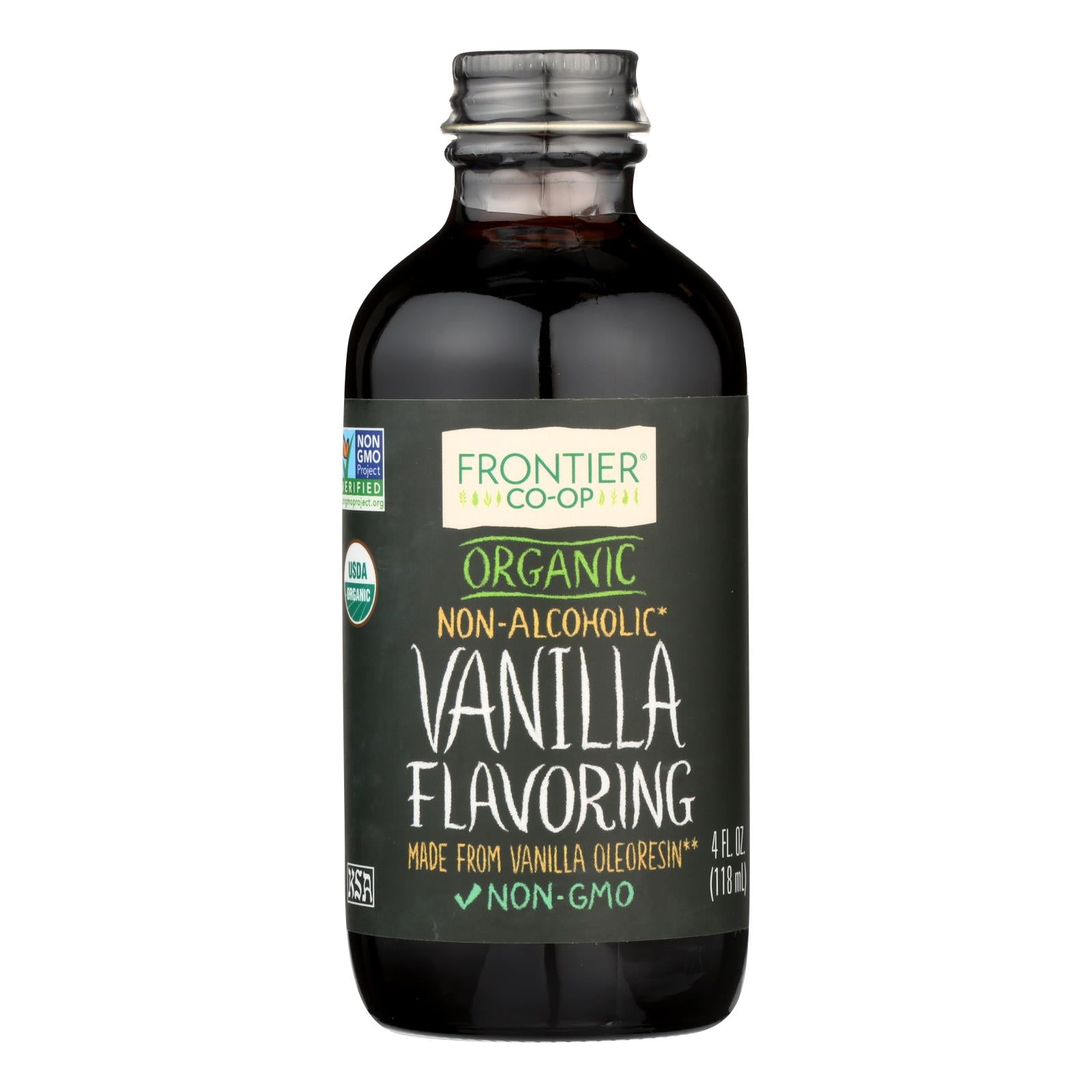 Frontier Herb Vanilla Flavoring - Organic - 4 Oz - Eco-Friendly Home & Grocery