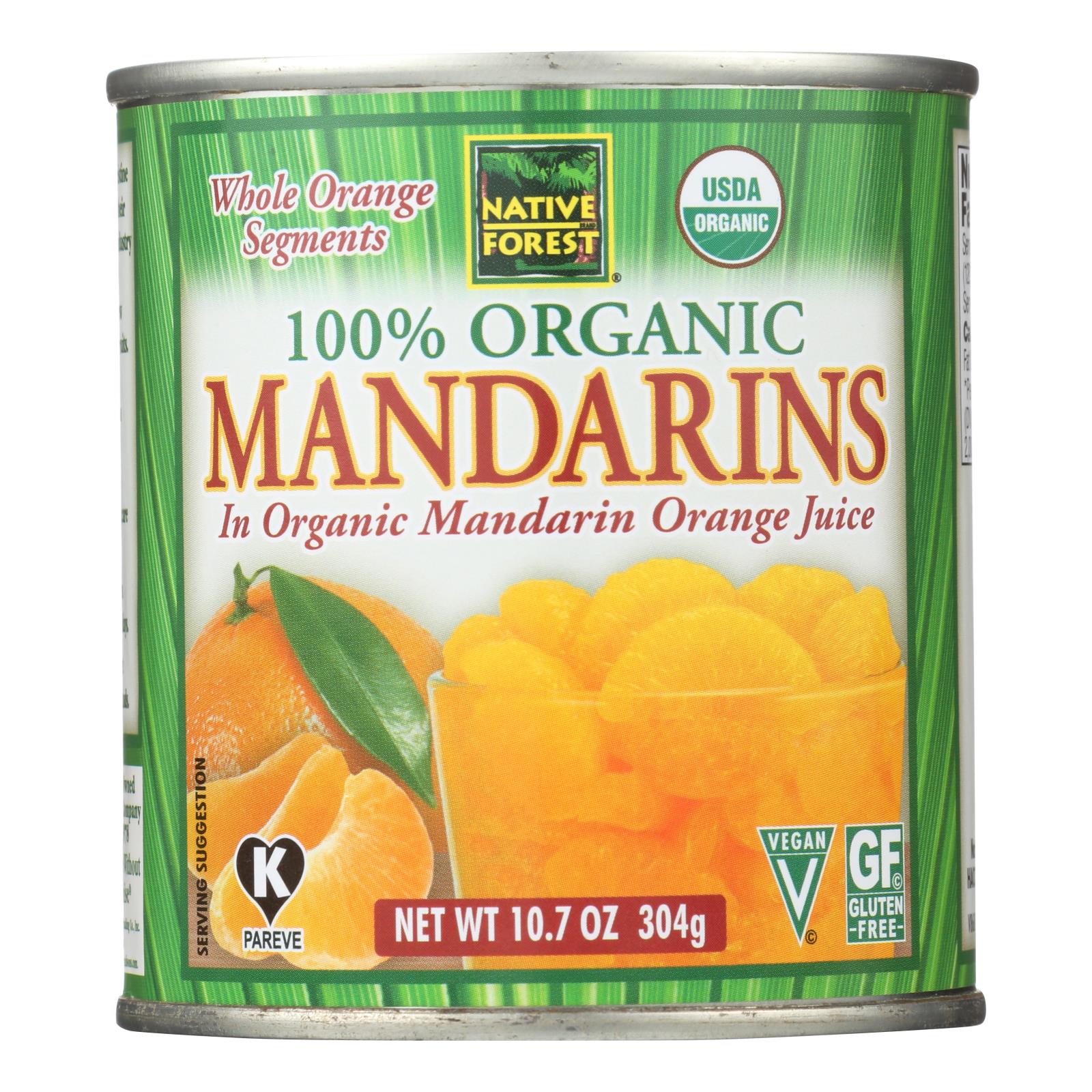 Native Forest Organic Mandarin - Oranges - Case Of 6 - 10.75 Oz. - GreatEagleInc