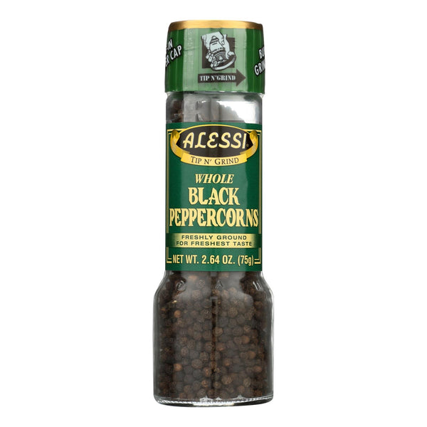 Alessi - Grinder - Whole Black Peppercorns - Large - 2.64 Oz - Eco-Friendly Home & Grocery