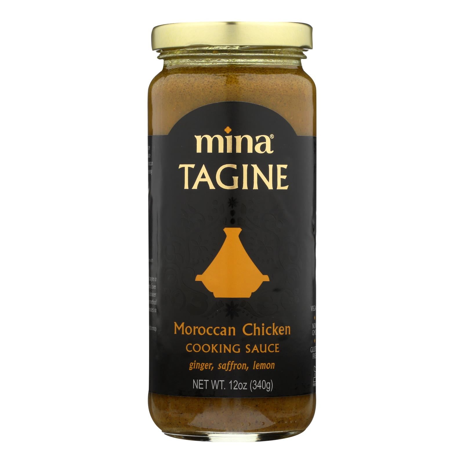 Mina's Moroccan Tagine Chicken Cooking Sauce  - Case Of 6 - 12 Oz - GreatEagleInc