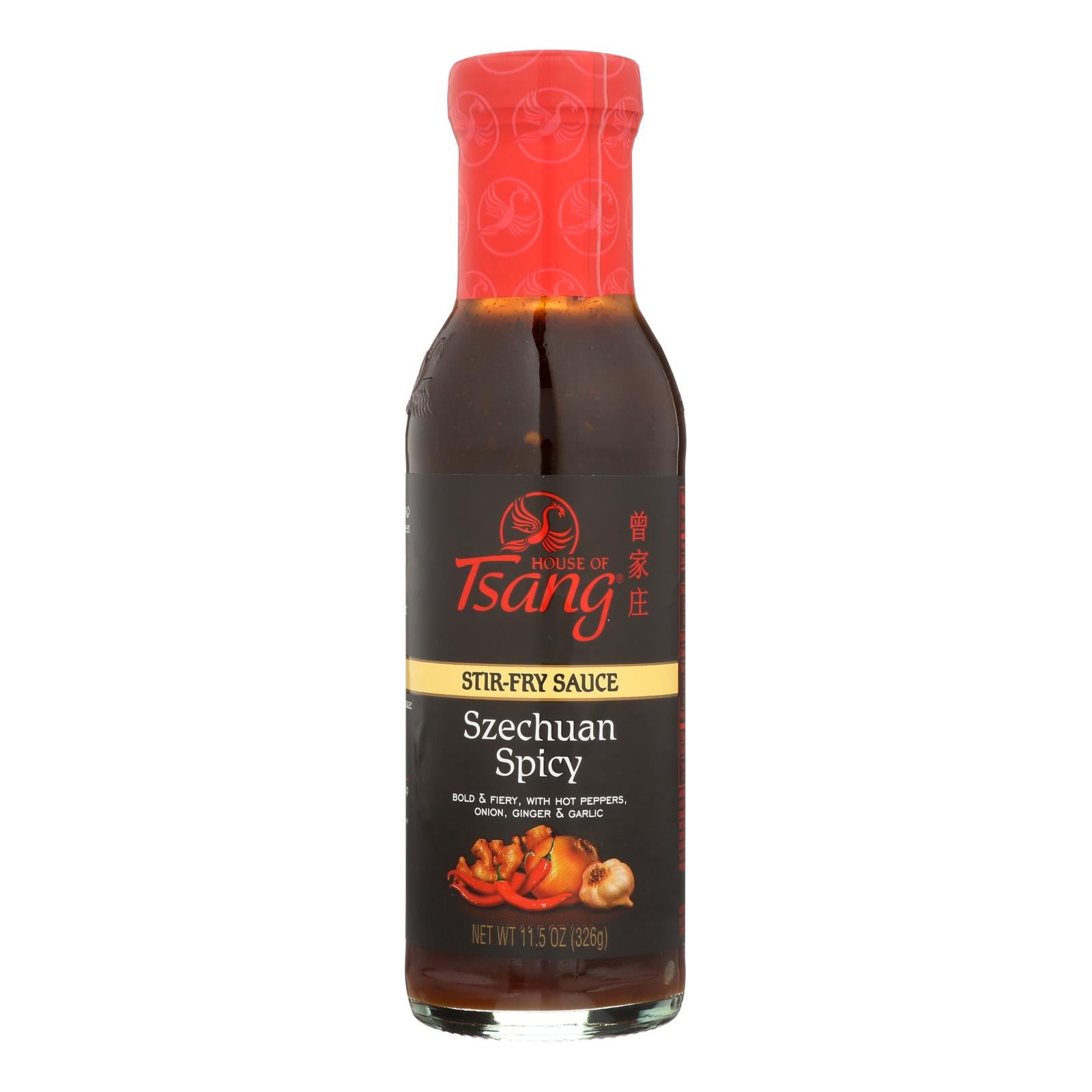 House Of Tsang - Szechuan Spicy Stir-fry Sauce - Case Of 6 - 11.5 Oz. - GreatEagleInc