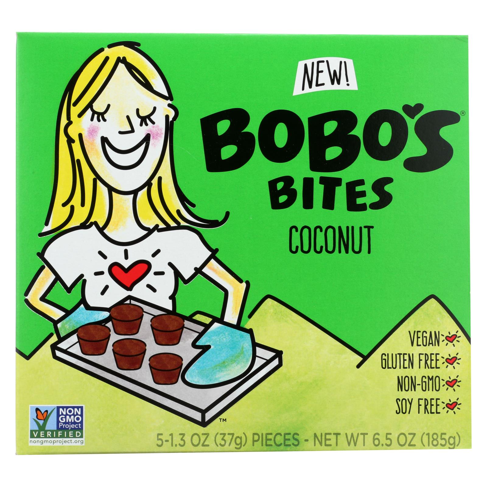 Bobo's Oat Bars - Oat Bites Coconut - Case Of 6-5/1.3 Oz - GreatEagleInc