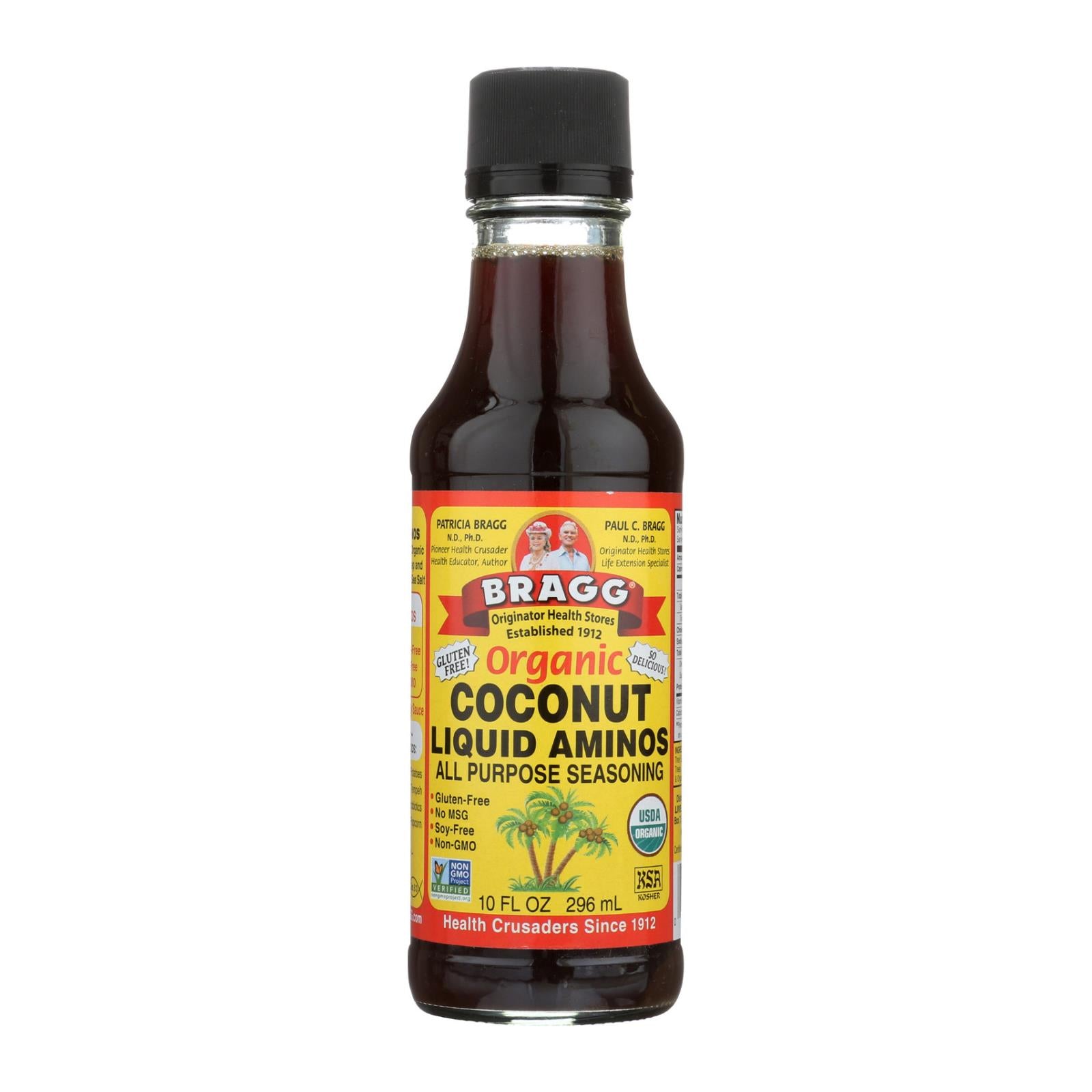 Bragg - Liquid Aminos - Organic - Coconut - Case Of 12 - 10 Fl Oz - GreatEagleInc