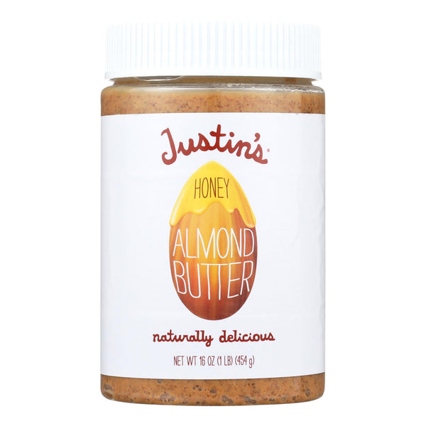 Justin's Nut Butter Almond Butter - Honey - Case Of 6 - 16 Oz. - GreatEagleInc