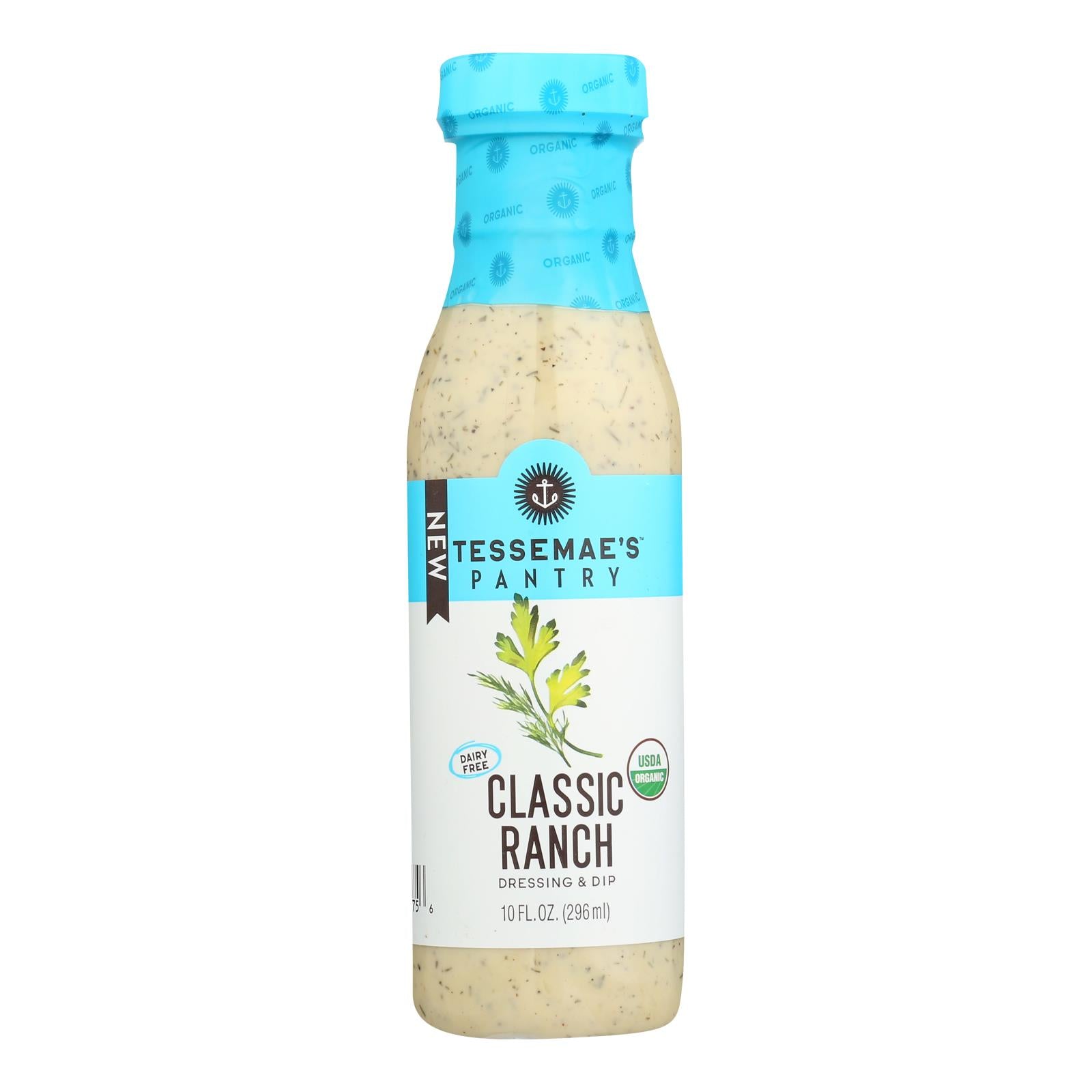 Tessemae - Classic Ranch Dressing - Case Of 6 - 10 Fl Oz - GreatEagleInc