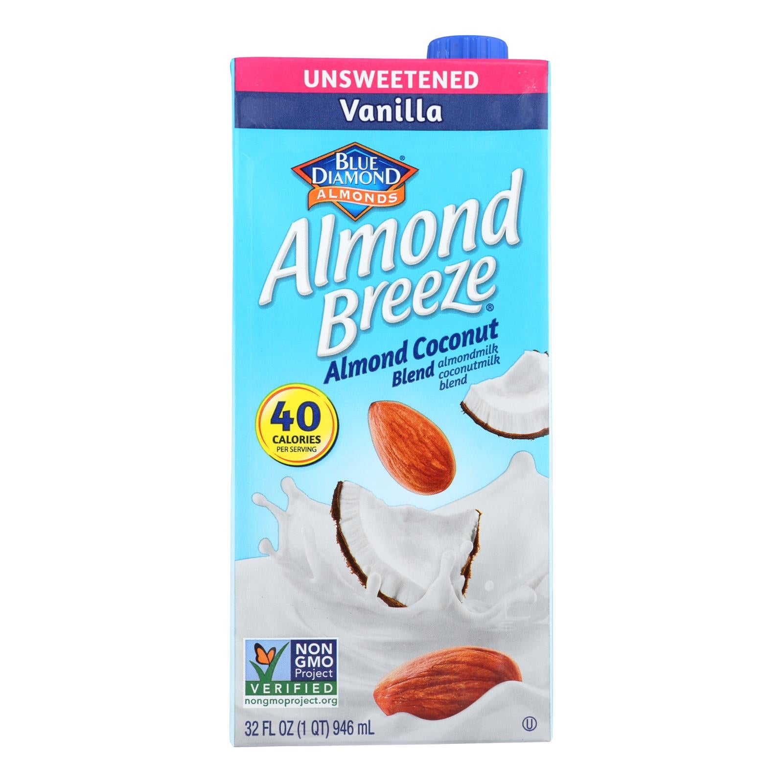 Almond Breeze - Almond Coconut Milk - Vanilla - Case Of 12 - 32 Fl Oz. - GreatEagleInc