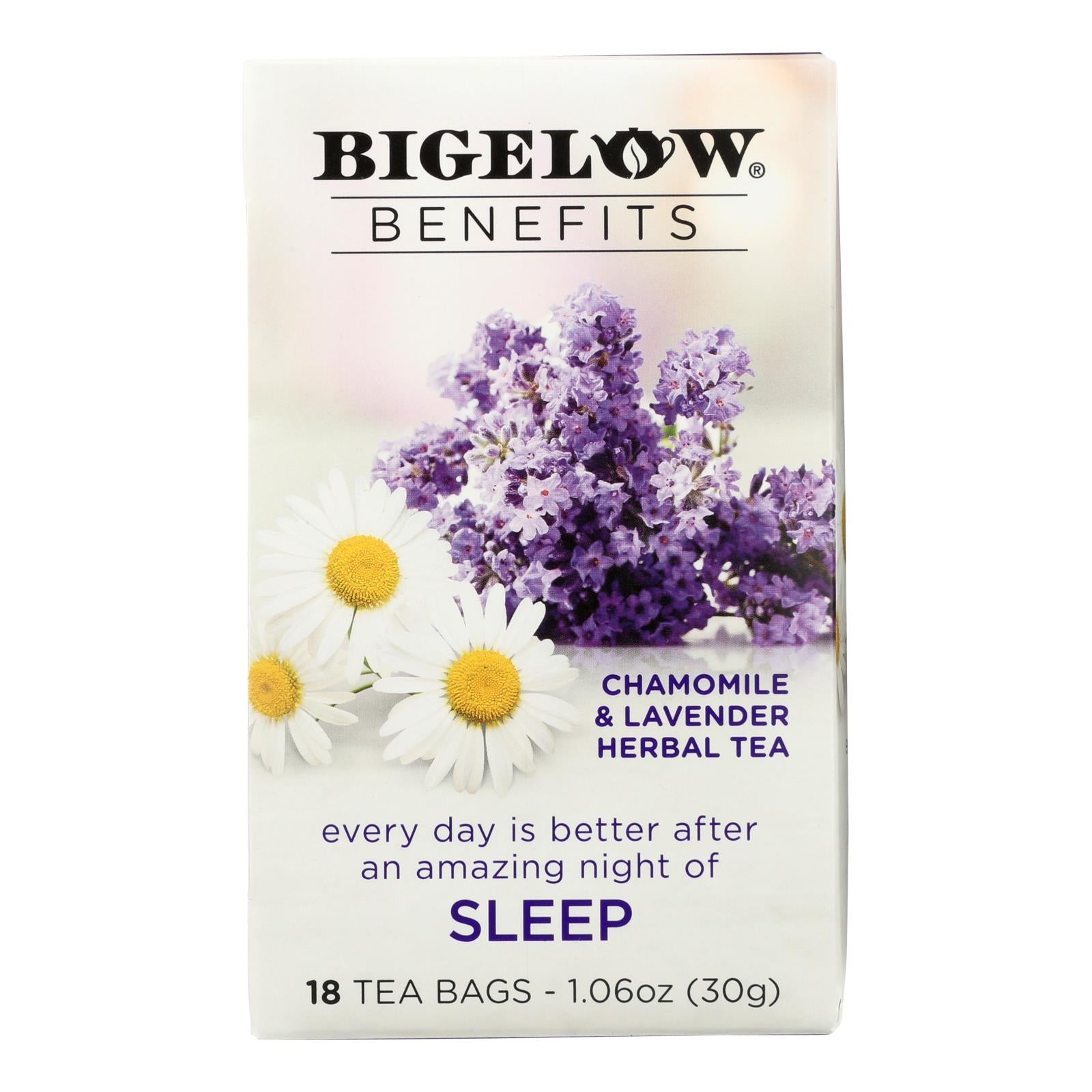 Bigelow Tea Tea - Chamomile Lavender - Sleep - Case Of 6 - 18 Bag - Eco-Friendly Home & Grocery