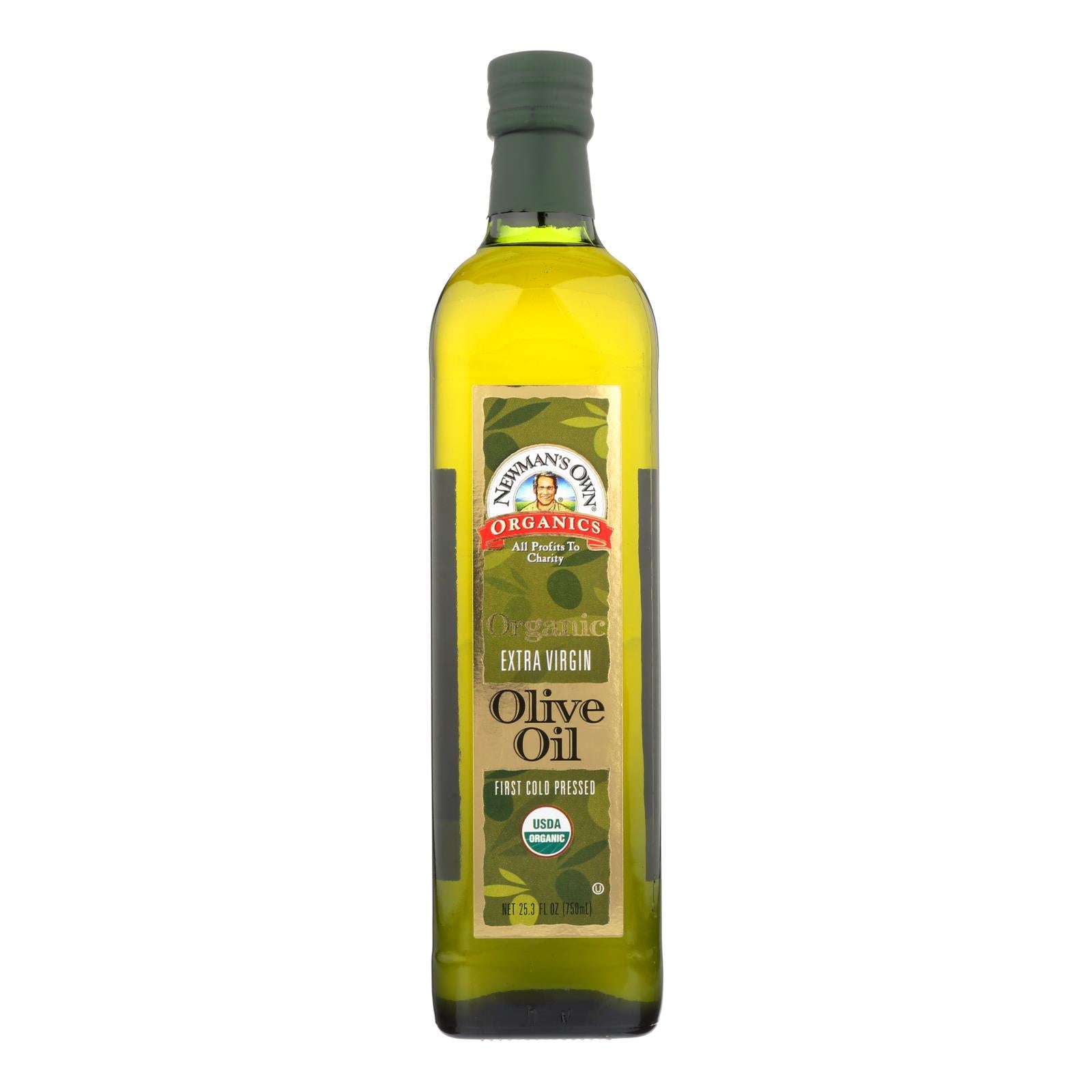Newman's Own Organics Extra Virgin Olive Oil - Case Of 6 - 25.3 Fl Oz. - GreatEagleInc