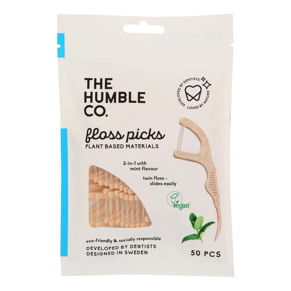 Humble Co - Floss Pks Mint Ecofriendly - Case Of 4-50 Ct - GreatEagleInc