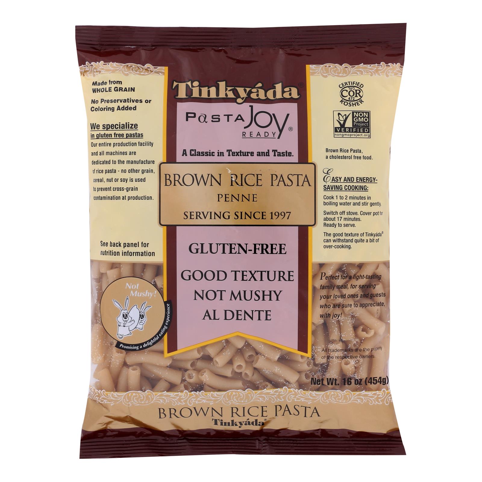 Tinkyada Brown Rice Penne - Case Of 12 - 16 Oz - GreatEagleInc