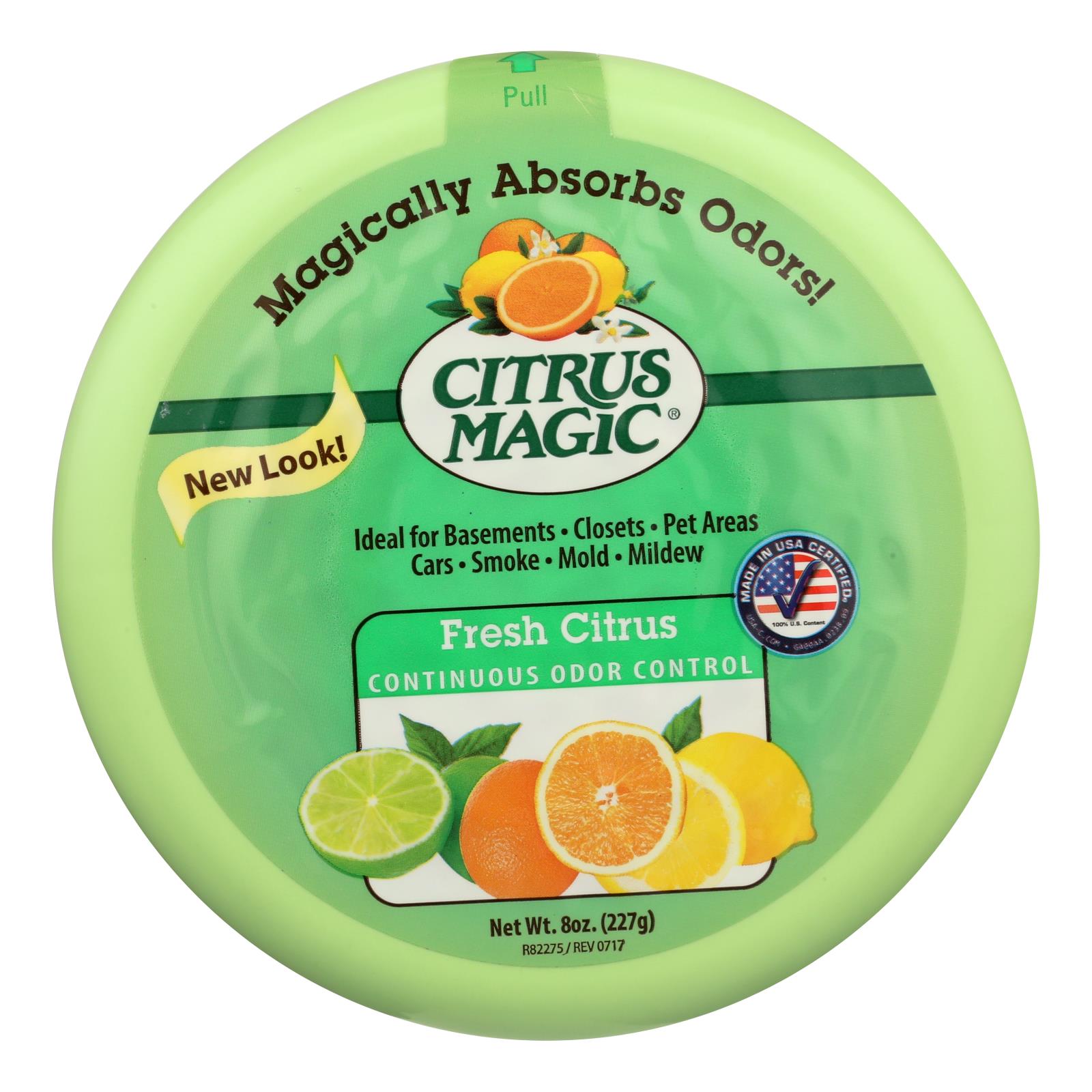 Citrus Magic Solid Air Freshener - 8 Oz - Case Of 6 - GreatEagleInc