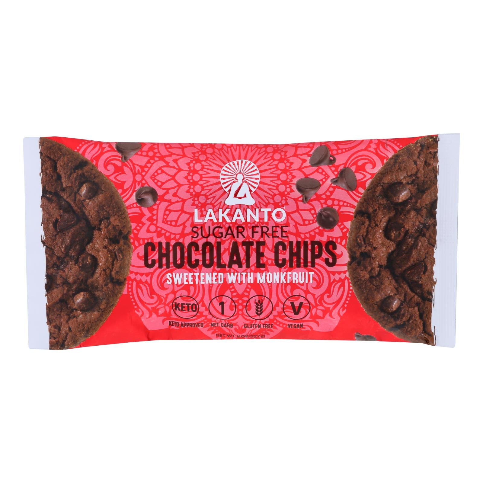 Lakanto - Chocolate Chips Original - Case Of 8-8 Oz - Home & Garden