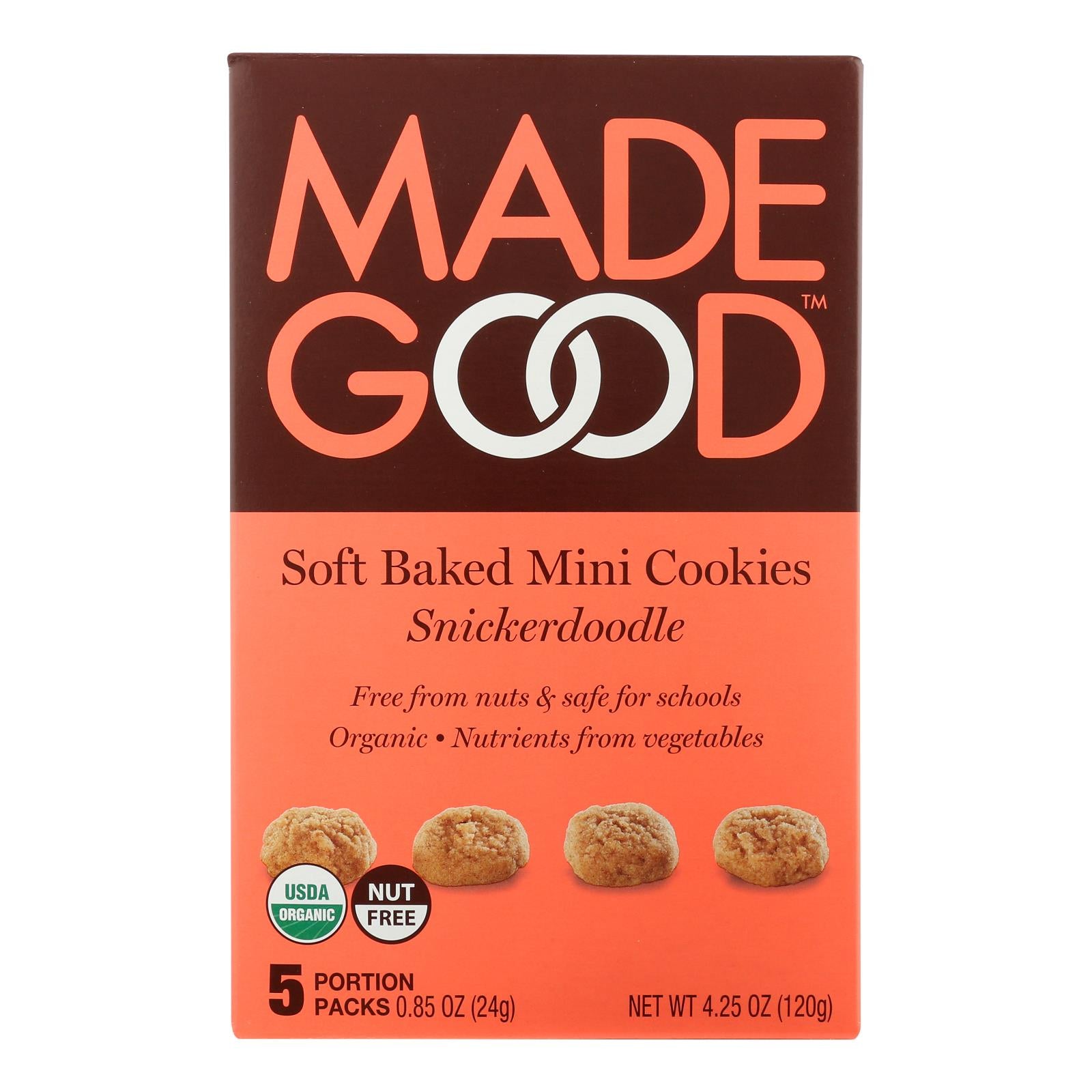 Made Good - Cookies Soft Mini Snickerdoodle - Case Of 6 - 4.25 Oz - GreatEagleInc