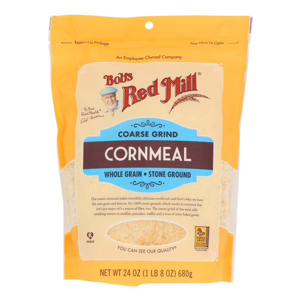 Bob's Red Mill - Cornmeal Course Grind - Case Of 4-24 Oz - GreatEagleInc