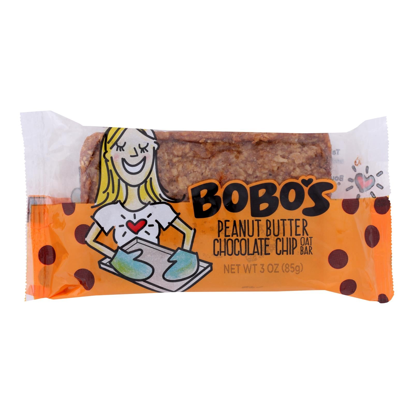 Bobo's Oat Bars - Oat Bars Peanut Butter Cchip - Case Of 12 - 3 Oz - GreatEagleInc