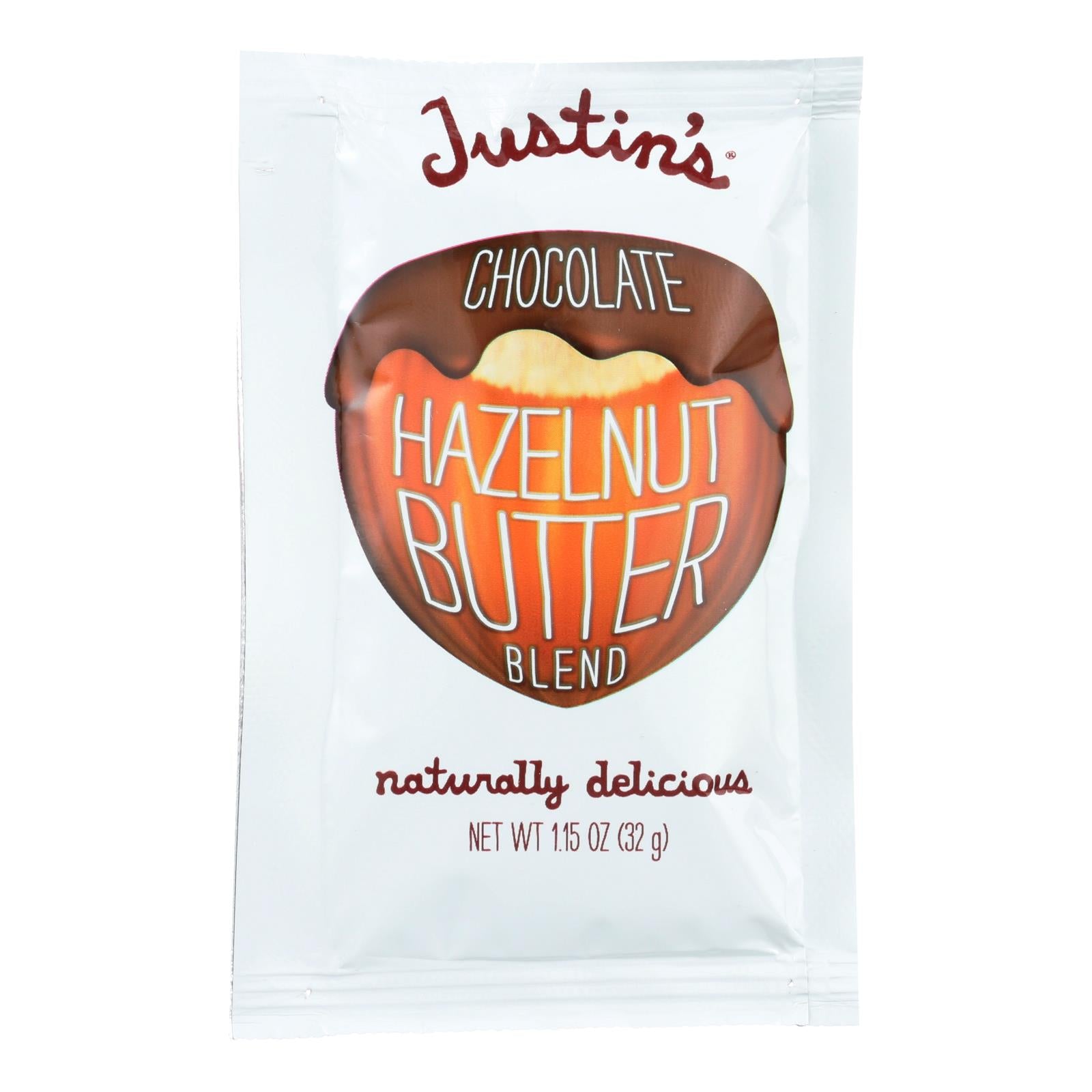 Justin's Nut Butter Squeeze Pack - Hazelnut Butter - Chocolate  - Case Of 10 - 1.15 Oz. - GreatEagleInc