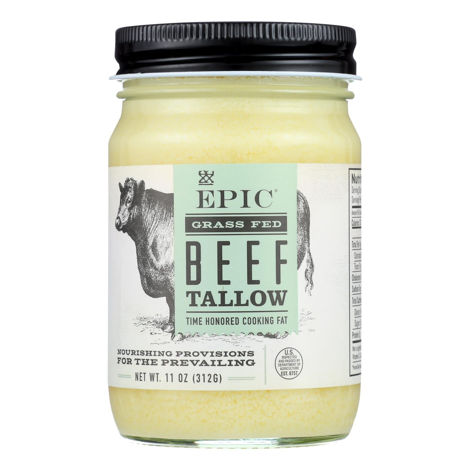 Epic - Oil Beef Tallow - Case Of 6 - 11 Oz - GreatEagleInc