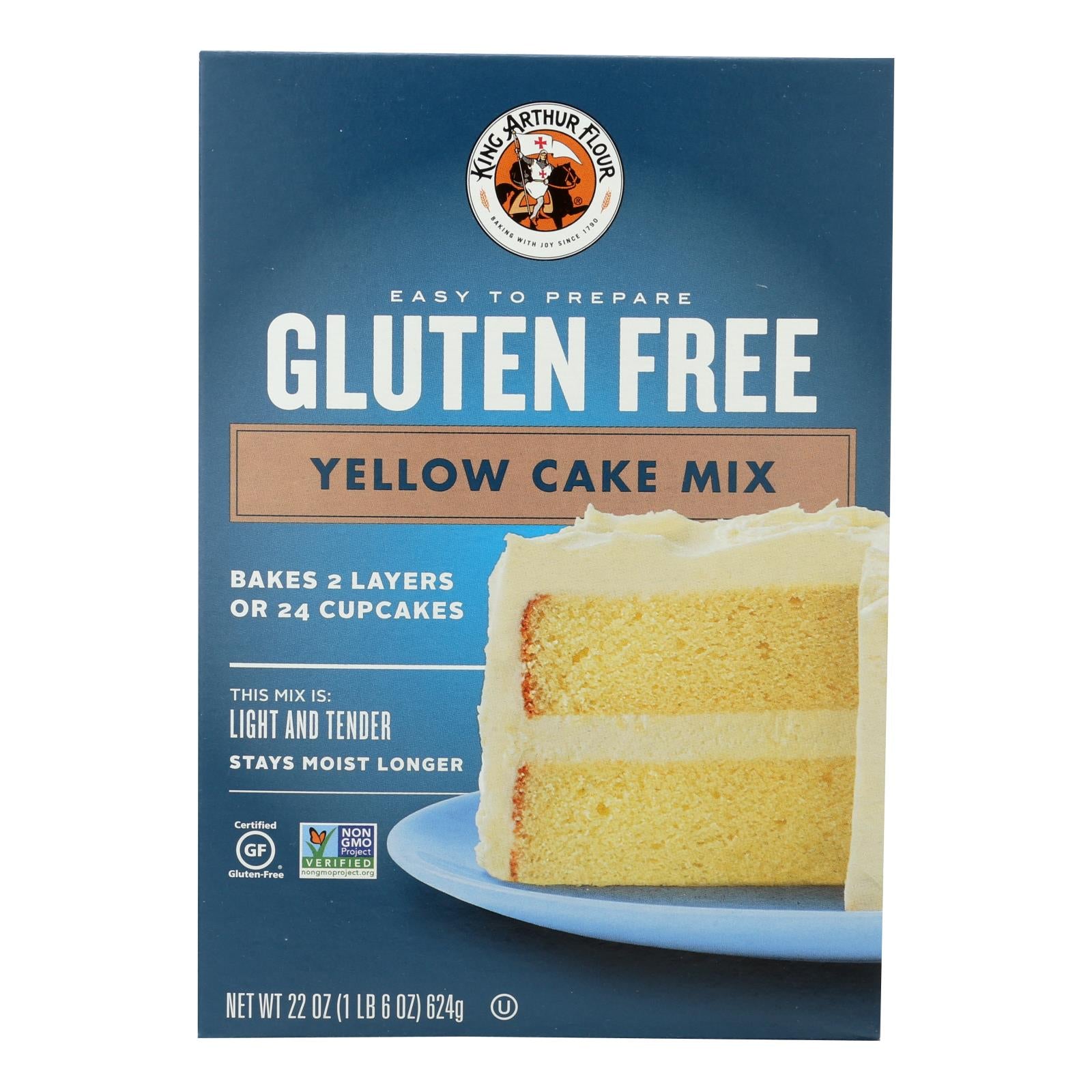 King Arthur Yellow Cake Mix - Case Of 6 - 22 Oz. - GreatEagleInc