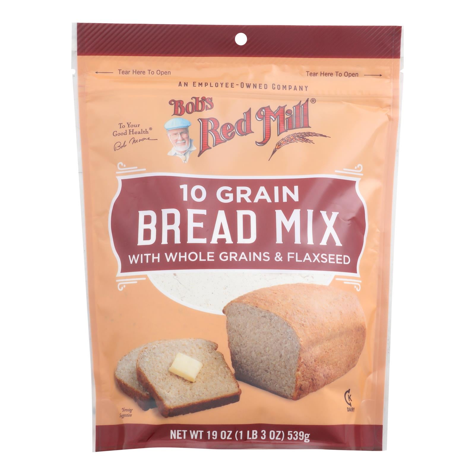 Bob's Red Mill - Bread Mix 10 Grain - Case Of 4-19 Oz - GreatEagleInc