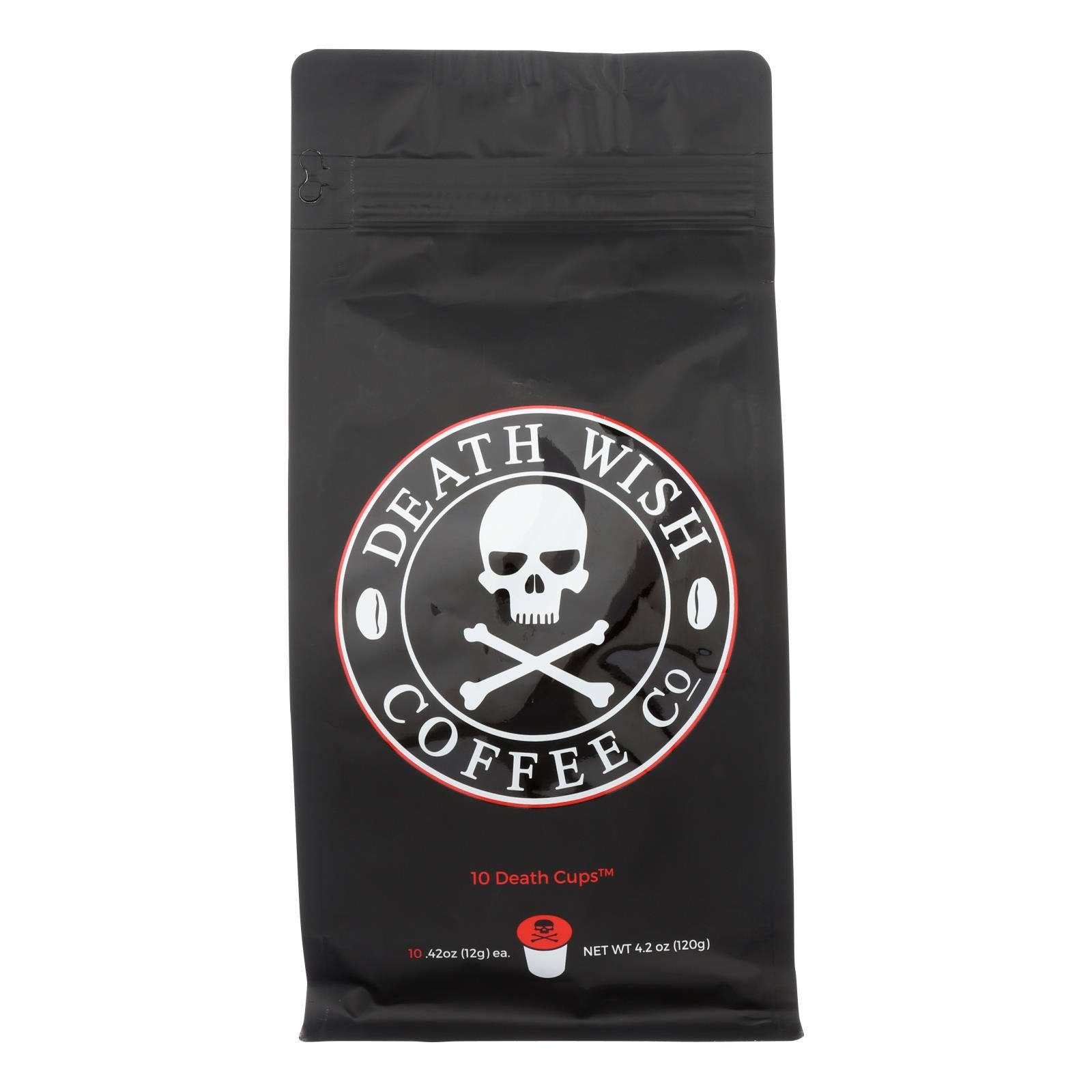 Death Wish Coffee - Coffee Single Serve Cup - Case Of 6-10 Ct - GreatEagleInc